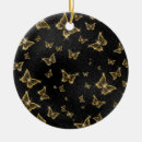 Search for butterfly christmas tree decorations Gold