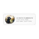 Search for labrador retriever return address labels Black lab