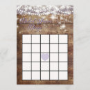 Search for bridal bingo invitations Rustic