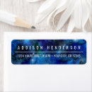 Search for galaxy return address labels Blue