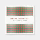 Search for green and white checkered napkins Retro