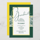Search for damask graduation invitations High school
