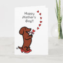 Search for dachshund mothers day cards Cute