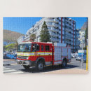 Search for fire truck puzzles Red