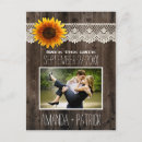 Search for wood wedding save the dates Sunflower