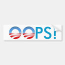 Search for oops bumper stickers Political figures