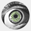 Search for scary eyes stickers Green