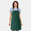 Search for plain green aprons Trendy