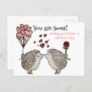 Search for hedgehog valentines day cards Hearts