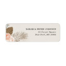 Search for rustic floral return address labels Boho