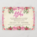 Search for aloha bridal shower invitations Luau