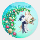 Search for christmas kitten stickers Humor