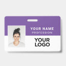 Search for purple id badges Corporate