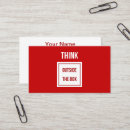 Search for think business cards Professional