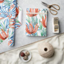 Search for protea flower wrapping paper Pattern