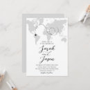 Search for world travel wedding invitations Modern