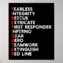 Search for first responder posters Firefighter