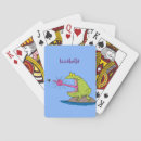 Search for frog cartoon playing cards Amphibian