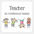 Search for teacher square stickers Humour
