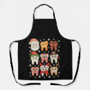 Search for funny dentist aprons Santa