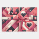 Search for geometric wrapping paper Hearts