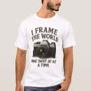 Search for photographer tshirts Shutterbug