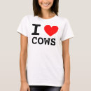 Search for i love cows tshirts Heart