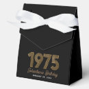 Search for 50th birthday favour boxes White