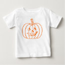 Search for halloween baby shirts Jack o lantern
