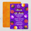 Search for halloween costume birthday invitations Trick or treat
