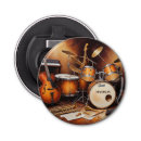 Search for music bottle openers Drums