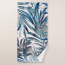 Search for tropical bath towels Blue
