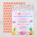 Search for two tti frutti invitations Tropical