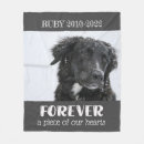 Search for pet memorial blankets Sympathy