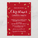 Search for gold christmas invitations Black