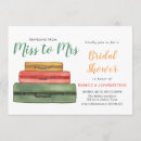 Search for travel bridal shower invitations Suitcase