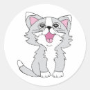 Search for cute cat drawing stickers Kitten