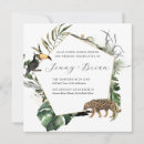 Search for jungle wedding invitations Elegant