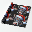 Search for christmas cow wrapping paper Whimsical
