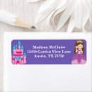 Search for a little princess return address labels For kids