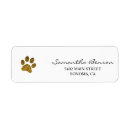 Search for cat person return address labels Modern