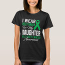 Search for bile duct cancer tshirts Green