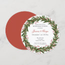 Search for wreath rehearsal dinner invitations Green