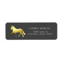 Search for foil return address labels Faux gold foil