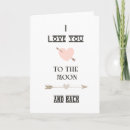 Search for i love you to moon cards Typography