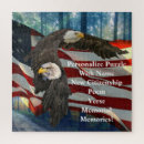 Search for american bald eagle puzzles Flag