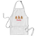 Search for gingerbread men aprons Santa
