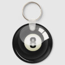 Search for 8 ball round key rings Eight