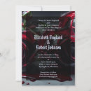 Search for goth red and black wedding invitations Vampire