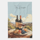 Search for wine tea towels Illustration
